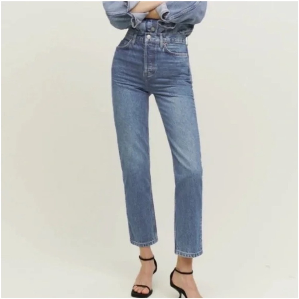 Reformation Cynthia High Relaxed jeans San Lucas wash size 28